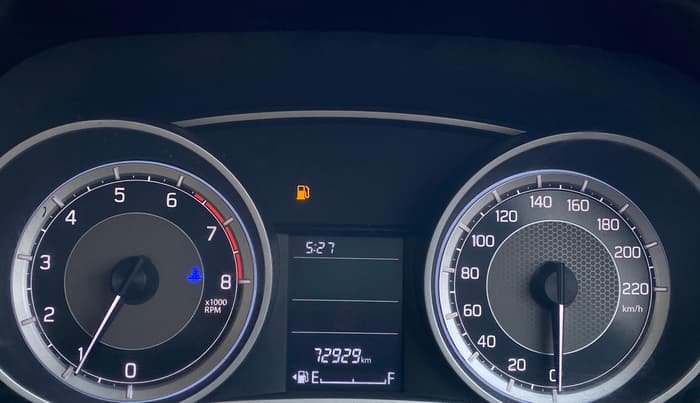 2020 Maruti Dzire VXI, Petrol, Manual, 72,922 km, Odometer Image