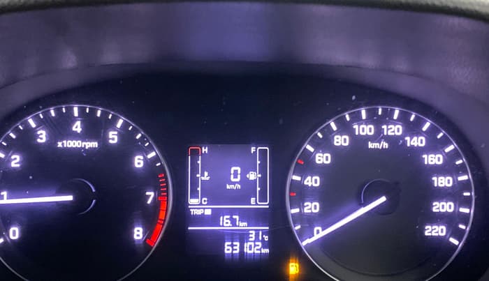 2016 Hyundai Creta BASE 1.6 PETROL, Petrol, Manual, 63,095 km, Odometer Image