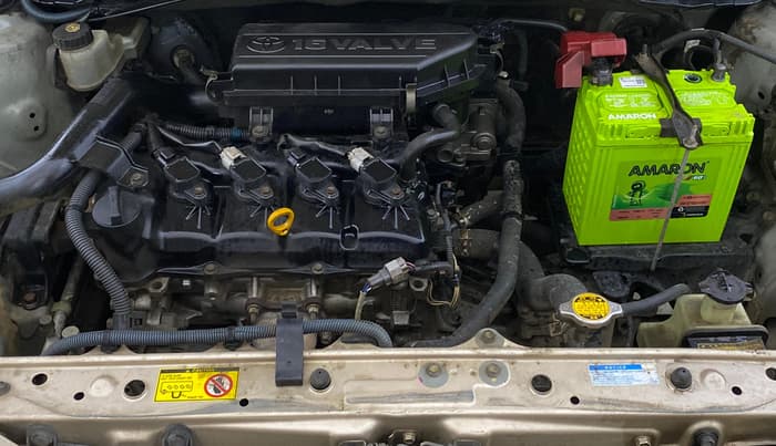 2013 Toyota Etios G, Petrol, Manual, 69,800 km, Engine View