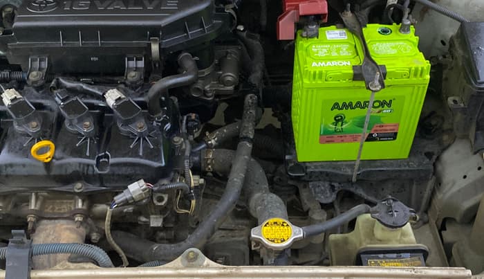 2013 Toyota Etios G, Petrol, Manual, 69,800 km, Engine View - Left