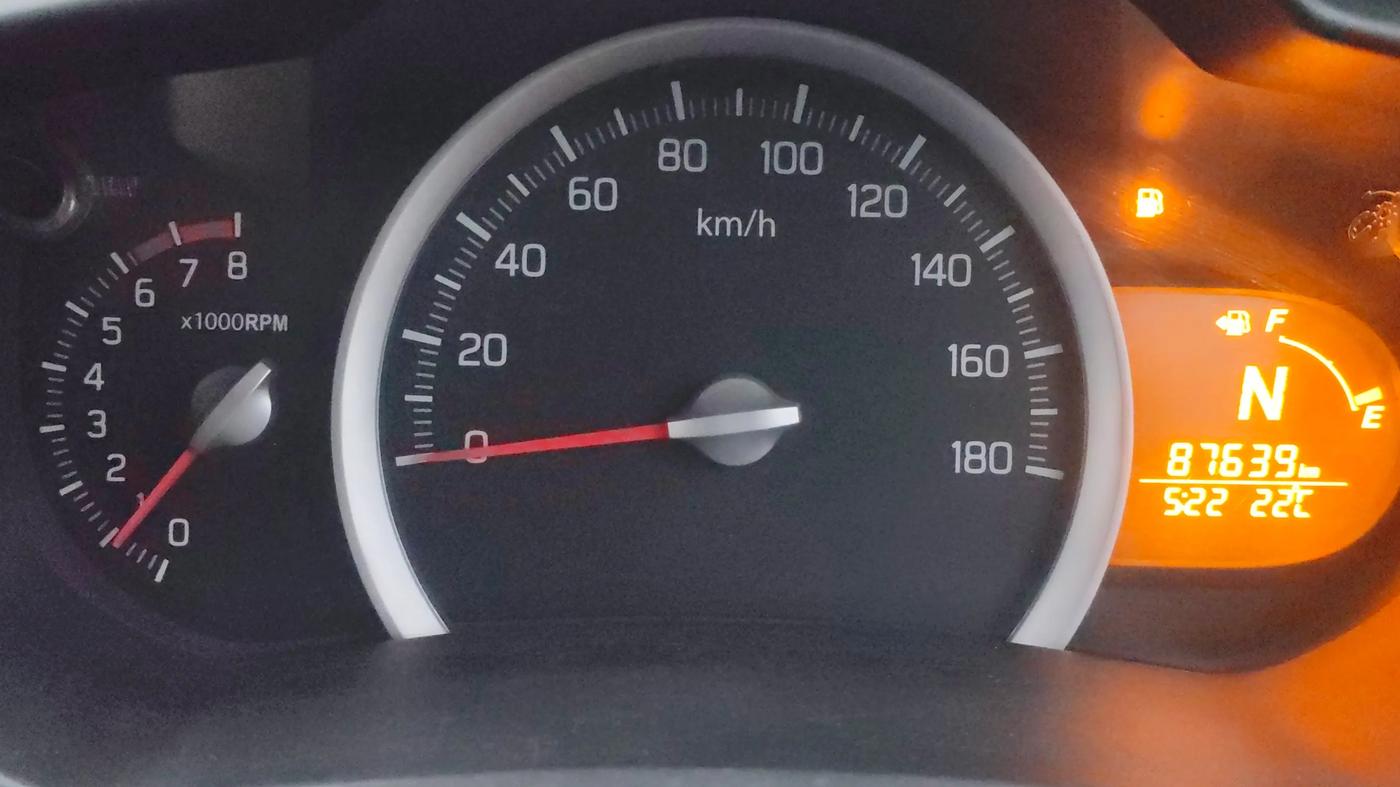 2017 Maruti Celerio ZXI AMT, CNG, Automatic, 87,633 km, Odometer Image