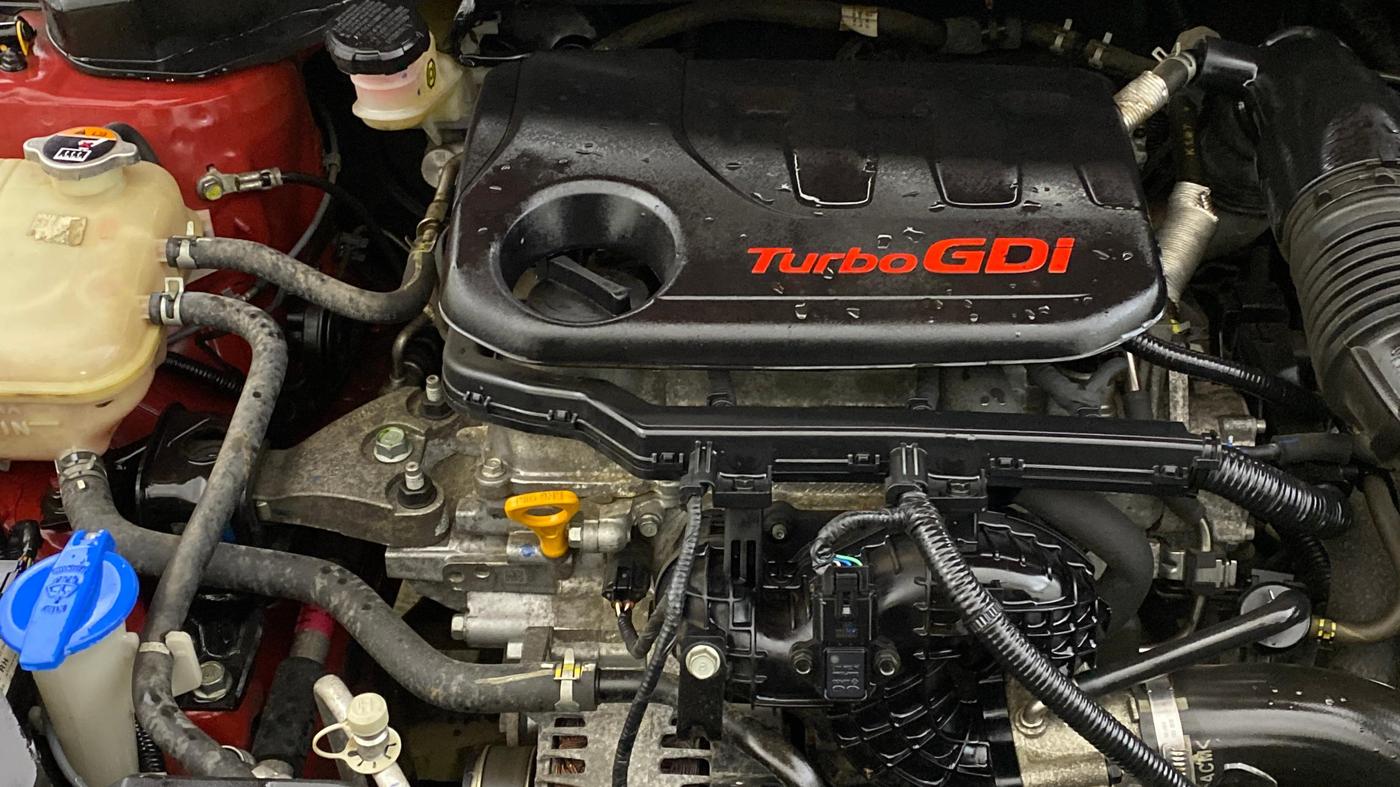 2021 Hyundai NEW I20 N LINE N8 1.0 TURBO GDI DCT DUAL TONE, Petrol, Automatic, 8,432 km, Engine View - Right