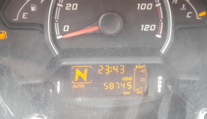 2015 Tata Nano TWIST XTA, Petrol, Automatic, 58,744 km, Odometer Image