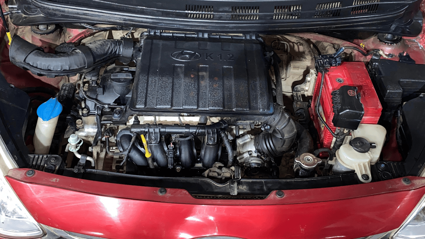 2017 Hyundai Grand i10 ASTA 1.2 KAPPA VTVT, Petrol, Manual, 57,196 km, Engine View
