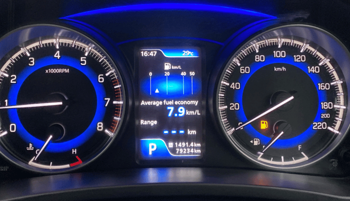 2016 Maruti Baleno ZETA CVT PETROL 1.2, Petrol, Automatic, 79,233 km, Odometer Image