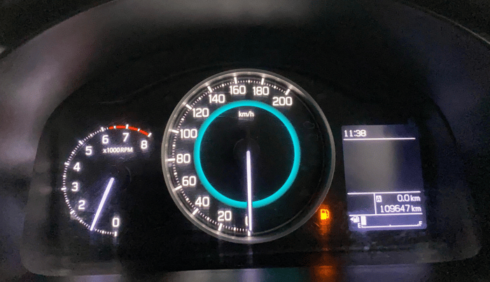 2018 Maruti IGNIS ZETA 1.2, Petrol, Manual, 1,09,625 km, Odometer Image
