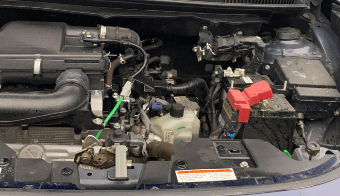 2024 Maruti FRONX DELTA PLUS 1.2L AGS, Petrol, Automatic, 28,137 km, Engine View - Left