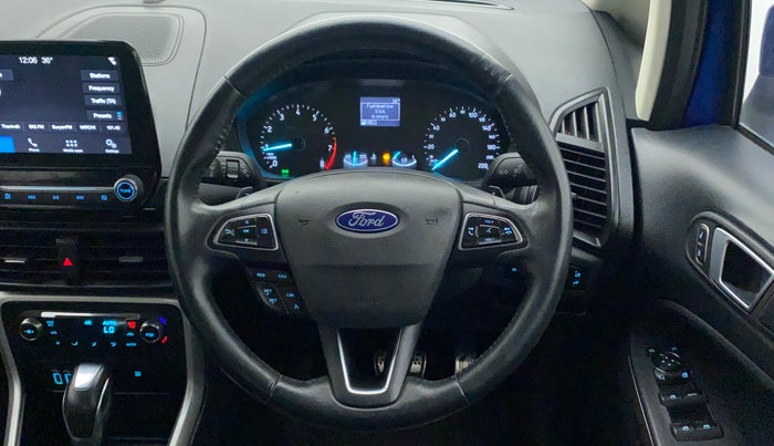 2018 Ford Ecosport TITANIUM + 1.5L PETROL AT, Petrol, Automatic, 60,572 km, Steering Wheel Close Up