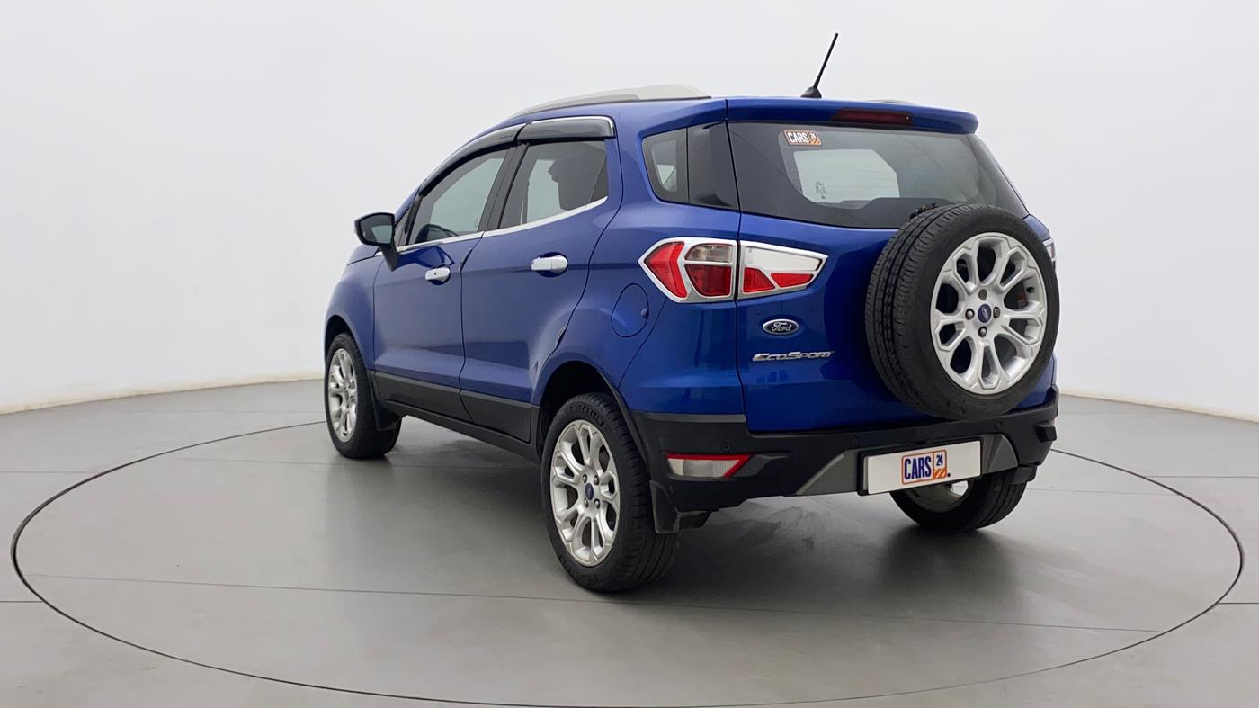 2018 Ford Ecosport TITANIUM + 1.5L PETROL AT, Petrol, Automatic, 60,572 km, Left Back Diagonal