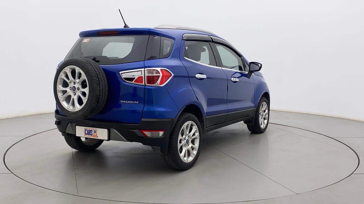 2018 Ford Ecosport TITANIUM + 1.5L PETROL AT, Petrol, Automatic, 60,572 km, Right Back Diagonal