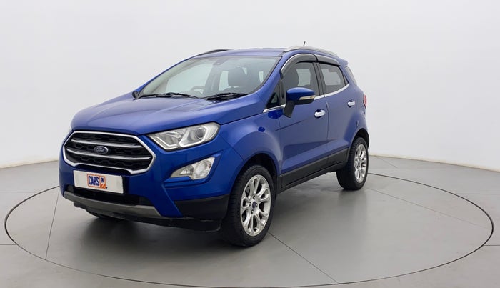 2018 Ford Ecosport TITANIUM + 1.5L PETROL AT, Petrol, Automatic, 60,572 km, Left Front Diagonal