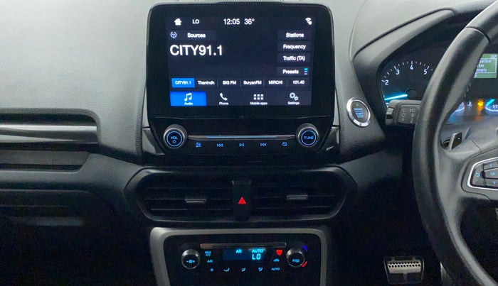 2018 Ford Ecosport TITANIUM + 1.5L PETROL AT, Petrol, Automatic, 60,572 km, Air Conditioner