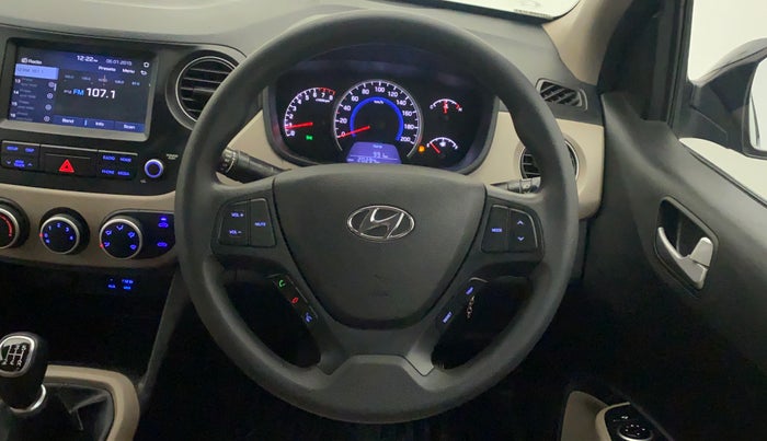 2019 Hyundai Grand i10 SPORTZ 1.2 KAPPA VTVT, Petrol, Manual, 20,385 km, Steering Wheel Close Up
