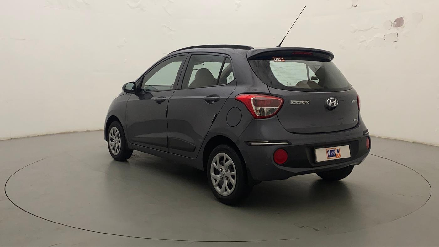 2019 Hyundai Grand i10 SPORTZ 1.2 KAPPA VTVT, Petrol, Manual, 20,385 km, Left Back Diagonal