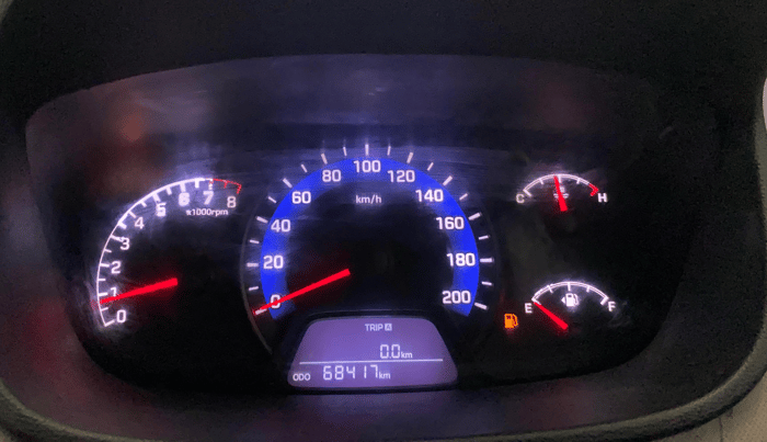 2014 Hyundai Xcent S (O) 1.2, Petrol, Manual, 68,427 km, Odometer Image