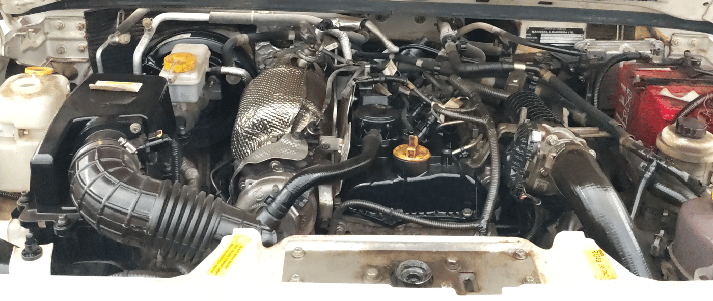 2020 Mahindra Bolero B6, Diesel, Manual, 72,473 km, Engine View