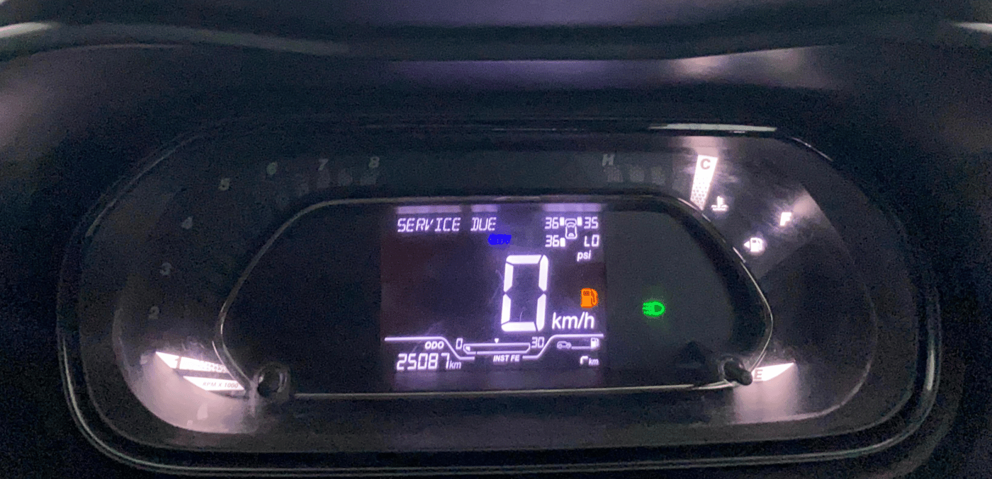 2022 Tata NEXON XZ PLUS PETROL KAZIRANGA, Petrol, Manual, 25,080 km, Odometer Image