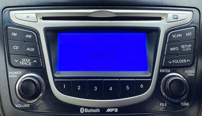 2011 Hyundai Verna FLUIDIC 1.6 VTVT SX, Petrol, Manual, 58,252 km, Infotainment System