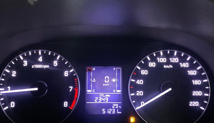 2015 Hyundai Creta SX PLUS 1.6 PETROL, Petrol, Manual, 51,230 km, Odometer Image
