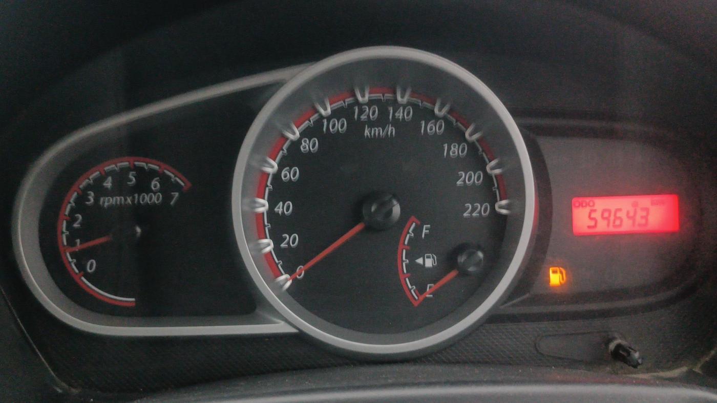 2014 Ford Figo TITANIUM 1.2 PETROL, Petrol, Manual, 59,725 km, Odometer Image