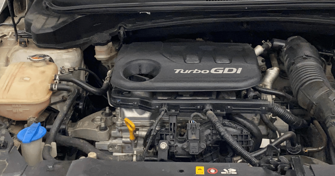 2021 Hyundai NEW I20 ASTA (O) 1.0 TURBO GDI DCT, Petrol, Automatic, 42,408 km, Engine View - Right