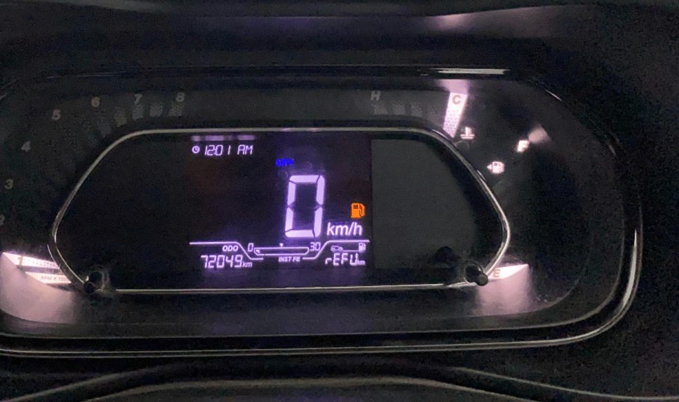 2021 Tata NEXON XZ PLUS PETROL DARK EDITION, Petrol, Manual, 72,054 km, Odometer Image