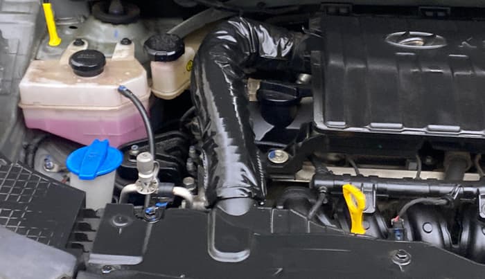 2024 Hyundai EXTER SX(O) CONNECT 1.2 AMT DUAL TONE, Petrol, Automatic, 28,151 km, Engine View - Right