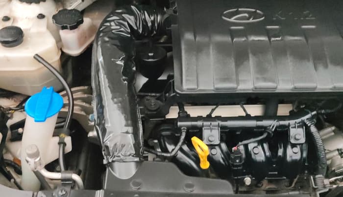 2020 Hyundai AURA SX PLUS 1.2 AMT, Petrol, Automatic, 34,756 km, Engine View - Right