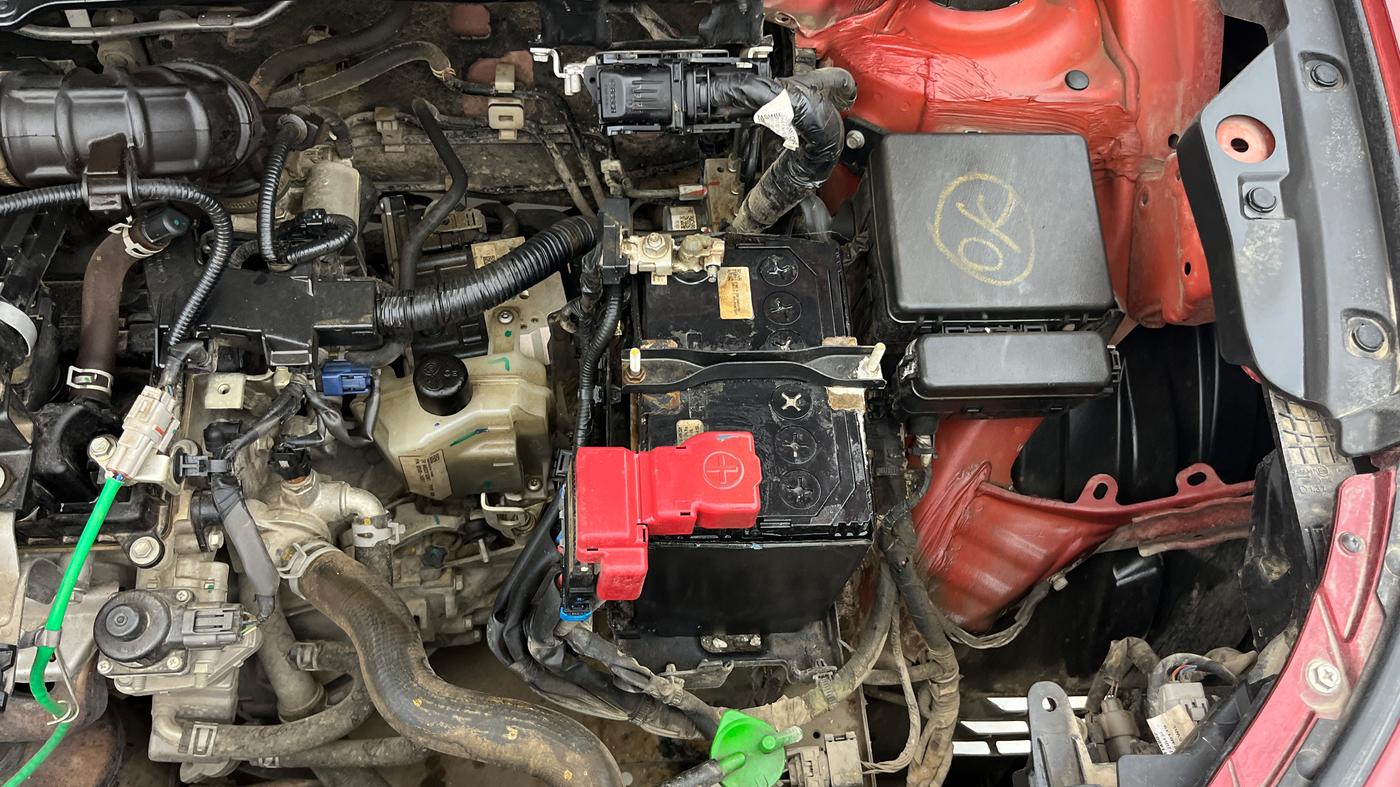 2024 Maruti FRONX DELTA PLUS 1.2L AGS, Petrol, Automatic, 34,092 km, Engine View - Left