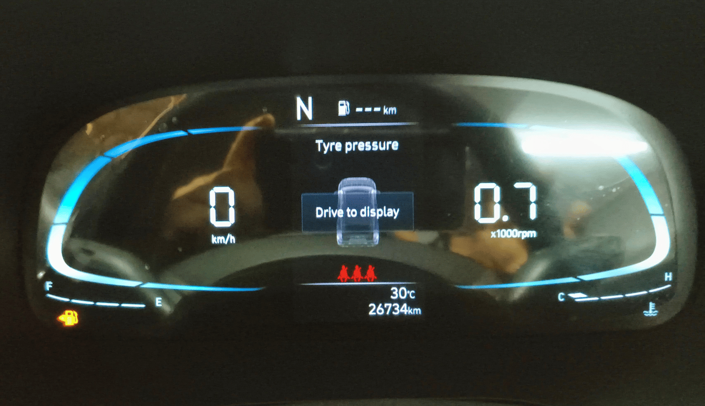 2023 Hyundai EXTER SX(O) CONNECT 1.2 AMT, Petrol, Automatic, 26,727 km, Odometer Image