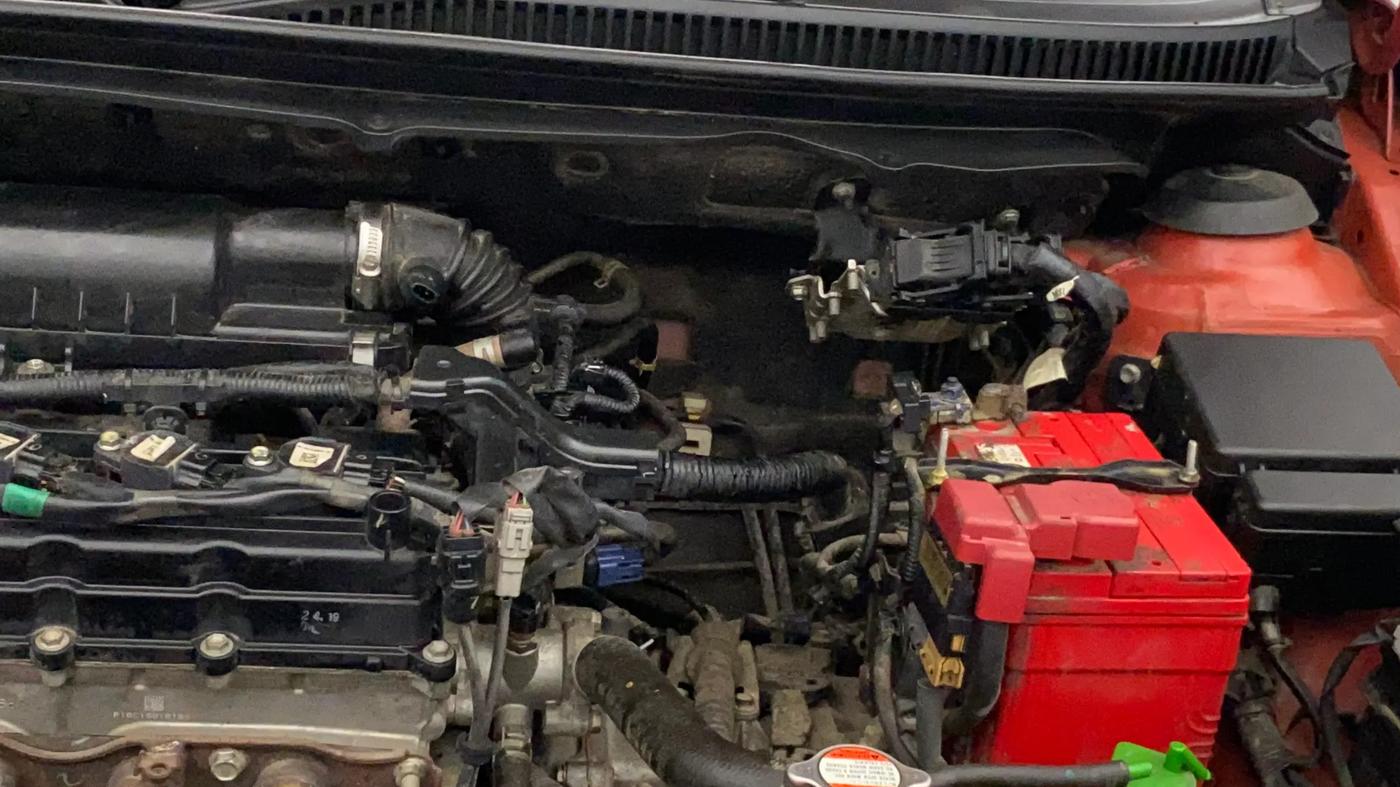 2019 Toyota Glanza G CVT, Petrol, Automatic, 76,551 km, Engine View - Left