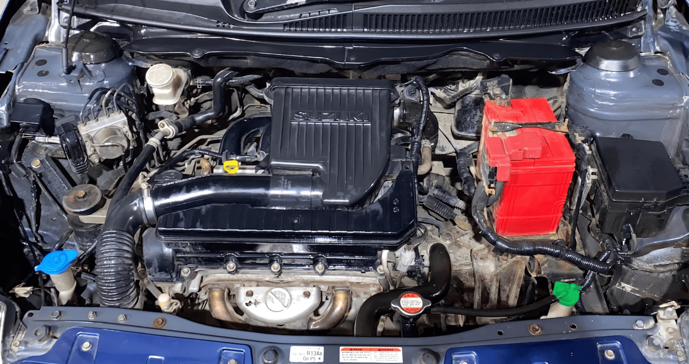 2017 Maruti Ciaz ALPHA 1.4 PETROL, Petrol, Manual, 82,117 km, Engine View