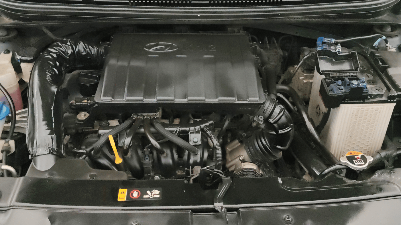 2022 Hyundai AURA SX 1.2 CNG, CNG, Manual, 22,232 km, Engine View