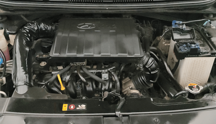 2022 Hyundai AURA SX 1.2 CNG, CNG, Manual, 22,232 km, Engine View