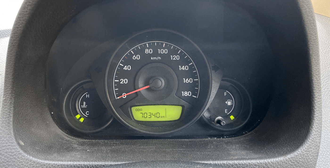 2017 Hyundai Eon ERA +, Petrol, Manual, 70,339 km, Odometer Image