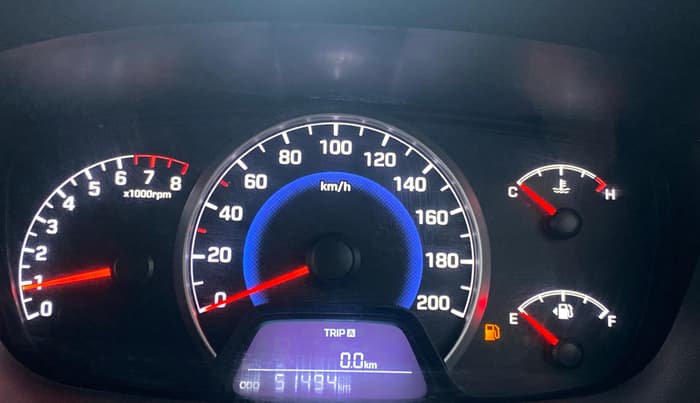 2015 Hyundai Grand i10 SPORTZ 1.2 KAPPA VTVT, Petrol, Manual, 51,494 km, Odometer Image