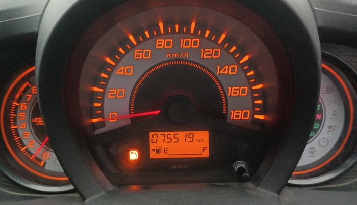 2014 Honda Brio VX AT, Petrol, Automatic, 75,518 km, Odometer Image