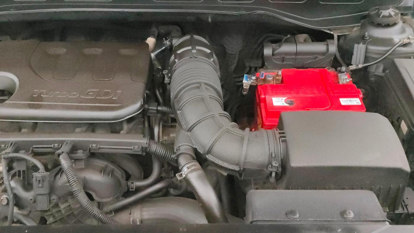 2019 Hyundai VENUE SX PLUS 1.0 TURBO DCT, Petrol, Automatic, 1,15,923 km, Engine View - Left
