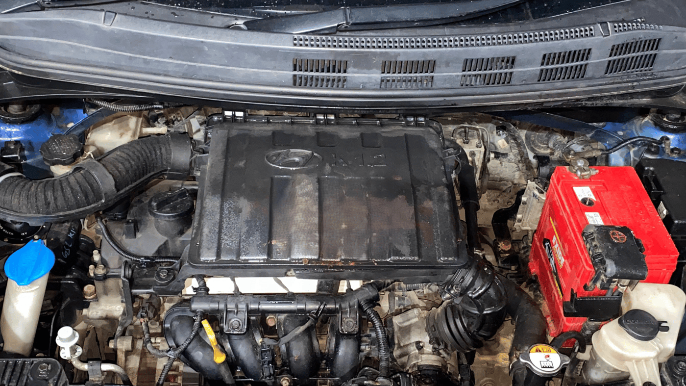 2014 Hyundai Xcent S (O) 1.2, Petrol, Manual, 72,971 km, Engine View