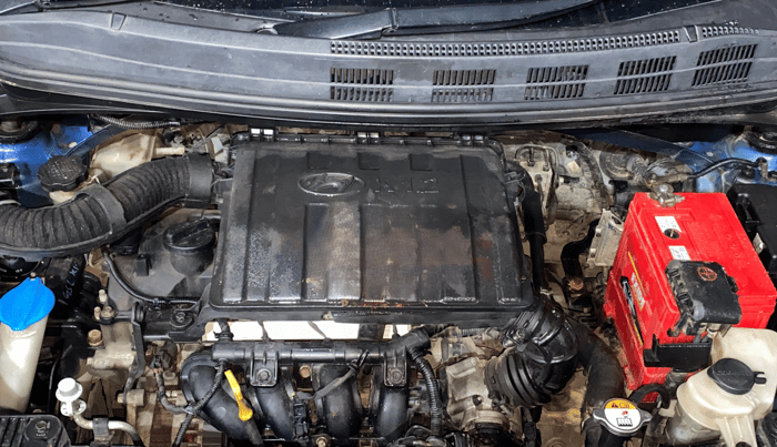 2014 Hyundai Xcent S (O) 1.2, Petrol, Manual, 72,971 km, Engine View
