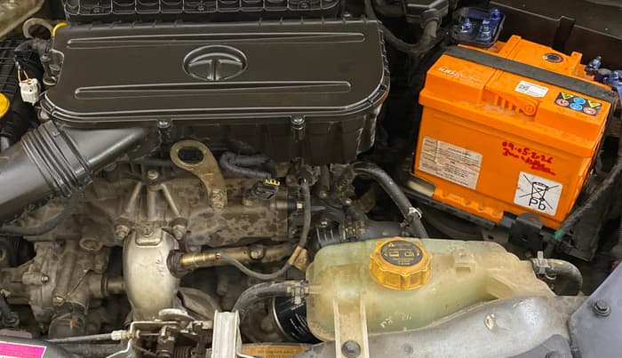 2021 Tata Tiago XZ PLUS PETROL, Petrol, Manual, 53,440 km, Engine View - Left