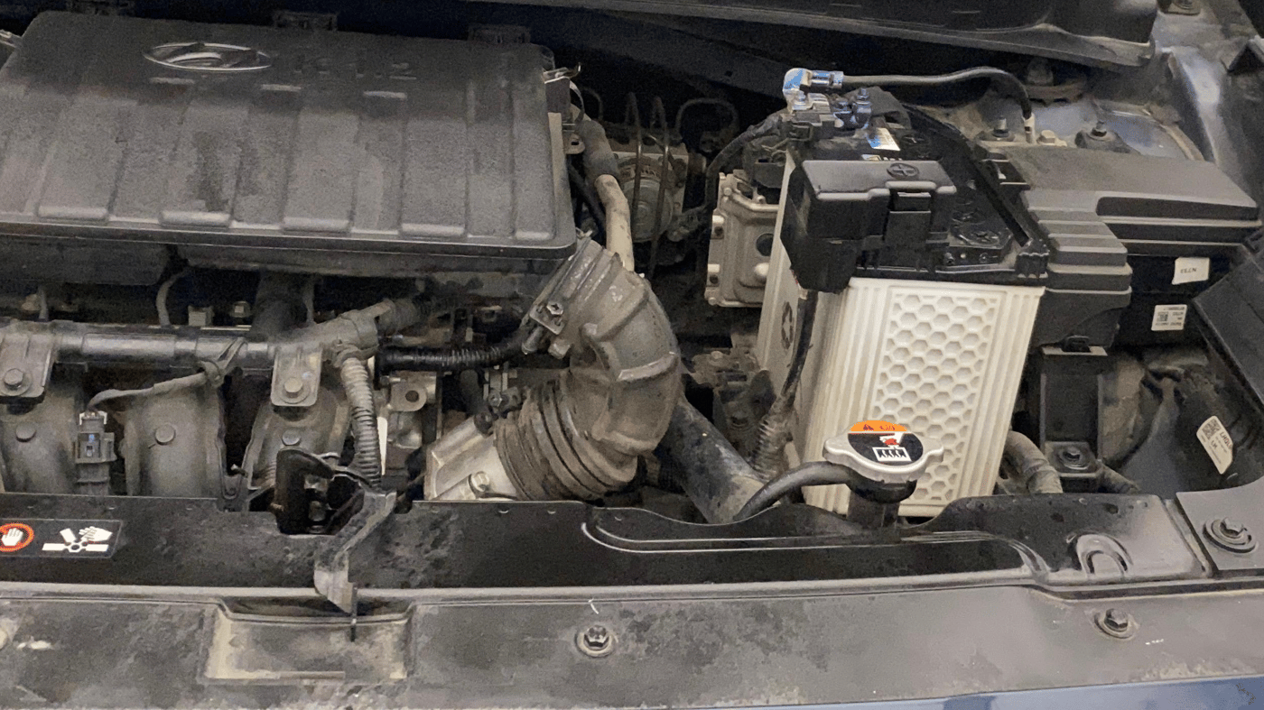 2022 Hyundai GRAND I10 NIOS ASTA 1.2 KAPPA VTVT, Petrol, Manual, 34,555 km, Engine View - Left