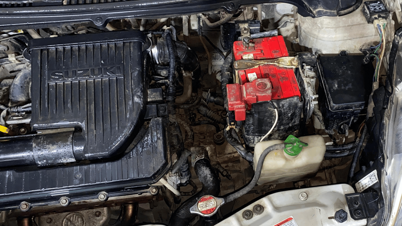 2017 Maruti Ertiga VXI, Petrol, Manual, 34,899 km, Engine View - Left