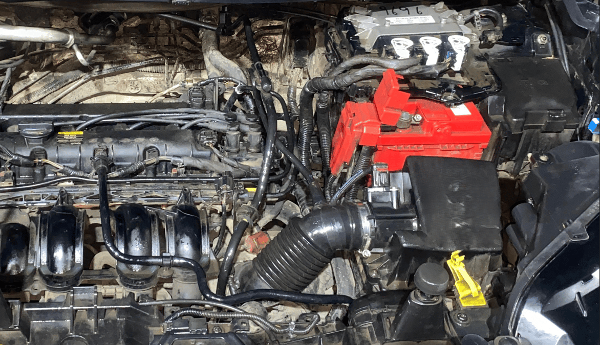 2016 Ford Ecosport TITANIUM 1.5L PETROL AT, Petrol, Automatic, 83,021 km, Engine View - Left