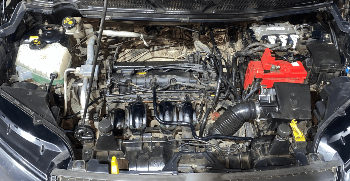 2016 Ford Ecosport TITANIUM 1.5L PETROL AT, Petrol, Automatic, 83,021 km, Engine View