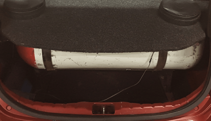 2013 Hyundai Eon ERA +, CNG, Manual, 63,178 km, Boot Inside
