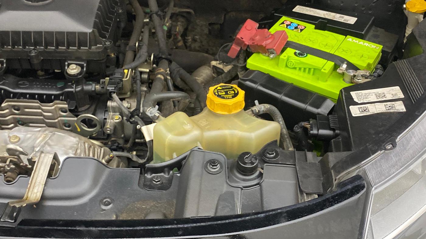 2022 Tata NEXON XZ PLUS (O) PETROL DARK EDITION, Petrol, Manual, 59,488 km, Engine View - Left