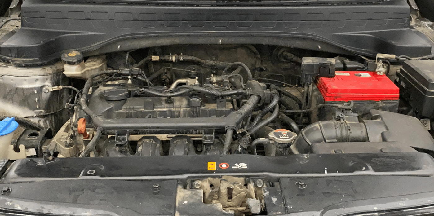 2021 KIA SONET HTK PLUS 1.2, Petrol, Manual, 1,16,993 km, Engine View