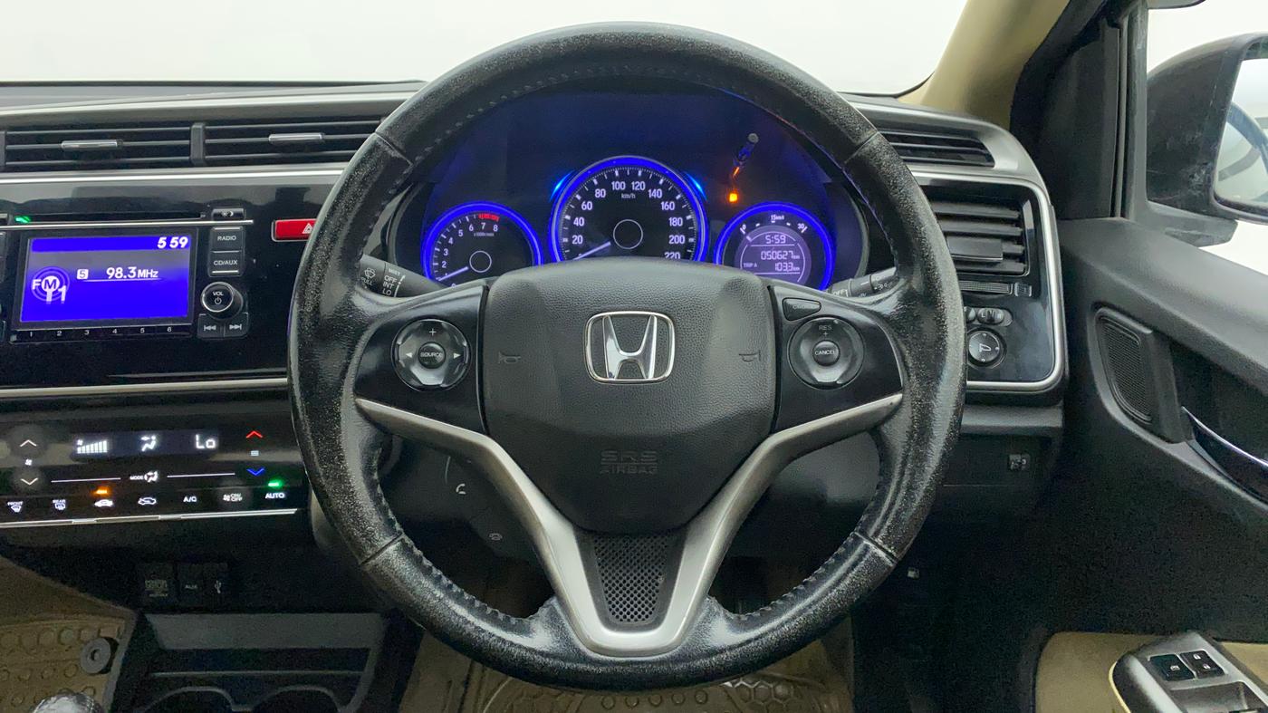 2015 Honda City 1.5L I-VTEC VX (O) MT, Petrol, Manual, 50,626 km, Steering Wheel Close Up