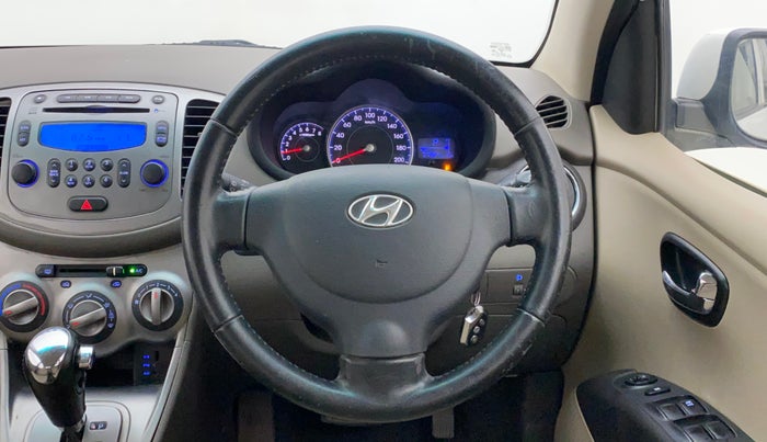 2012 Hyundai i10 SPORTZ 1.2 AT, Petrol, Automatic, 38,261 km, Steering Wheel Close Up